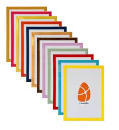 Modern Rainbow Colours Photo Frame Black White Grey Yellow Blue Orange Red Picture Poster Frames Wall Art Home Decor Gift A2 A3 A4 A5 Mount - thumbnail 1