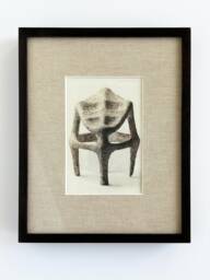 Wood Picture Frame With Linen Mat Custom Beveled Window, Heritage Frames