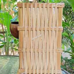 Handmade Coconut Shell Tabletop Fountain With Bamboo Wall - thumbnail 4