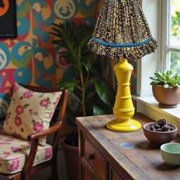 Pleated Leopard Print Tapered Drum Table Lamp Shades Ceiling Lights Pendants Floor Standard Lampshade - Animal Print Fabric Lamp Shades - thumbnail 2