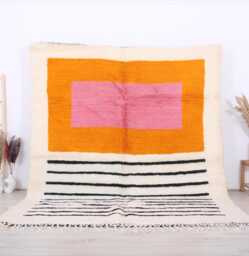 Custom Moroccan Rug, Wool Rug, Berber Authentic Beni Ouarain Rug - thumbnail 1