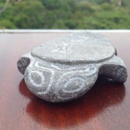 Borucan Indian Stone Metate, Grinding Sculpture, Authentic, Historical, Limited - thumbnail 3