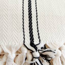Soft Cotton Throw Blanket, Organic Bedspread, Large Bed Throws - thumbnail 3