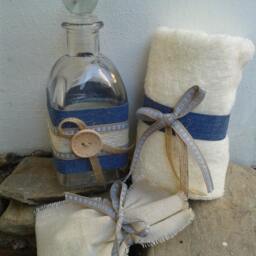 Greek Baptismal Set -Oil Bottle/Soap/Towel-Orthodox Baptism - thumbnail 3