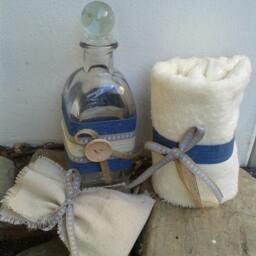 Greek Baptismal Set -Oil Bottle/Soap/Towel-Orthodox Baptism - thumbnail 2