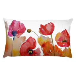 Red Poppies Basic Pillow - thumbnail 2