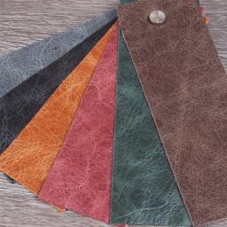Handmade Italian Leather Address Book A5 Landscape Desk Contacts - thumbnail 4