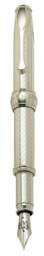 Handmade Sterling Silver Pen Set Italian Guilloche Pens - thumbnail 2