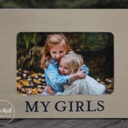 My Girls Picture Frame - Personalized Gift For Mom, Hand-Painted 4x6 - thumbnail 2