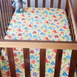Handmade Little Monsters Fitted Flannel Cot Sheet - thumbnail 3