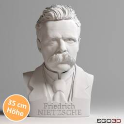 Friedrich Nietzsche 35 cm Bust - Busts With Personality - thumbnail 1