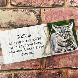 Cat Memorial Gift, Frame, Pet Memorial, Plaque, Photo Memorial Picture - thumbnail 2