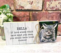 Cat Memorial Gift, Frame, Pet Memorial, Plaque, Photo Memorial Picture