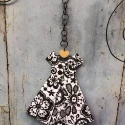 Wire First Name, Customizable Emma, Origami Dress, Children's Room Wall Decoration, Birth Gift Idea, Christening - thumbnail 3