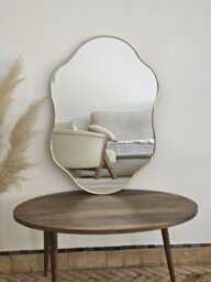 Handmade Moroccan Brass Frame Mirror Bohemian Home Decor