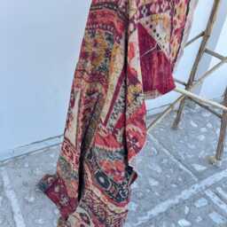 Traditional Handcrafted Reversible Kantha Quilt - Elegant Indian Bedding Throw With Floral Stitch Patterns - thumbnail 3