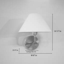 Wall Light Red Modern Fabric Shade Sconce, Luxury Nordic Bedroom Bedside Lamp, Minimalist Home Lighting Fixture - thumbnail 4