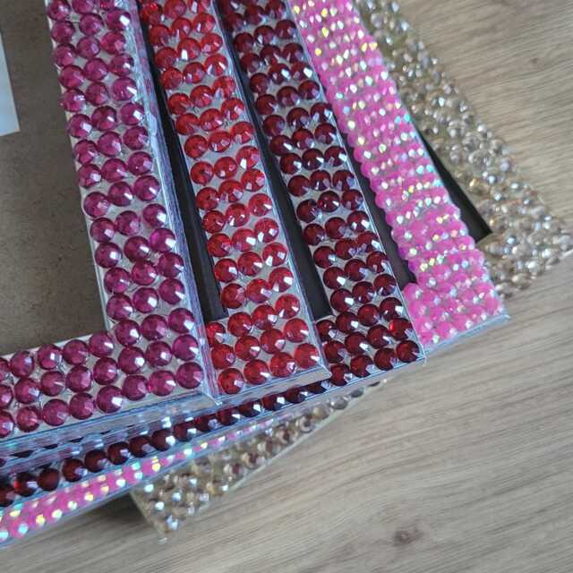 Colourful Rhinestone Photo Frame 4 X 6 Inches - image 1
