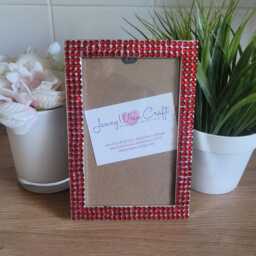 Colourful Rhinestone Photo Frame 4 X 6 Inches - thumbnail 3