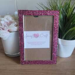 Colourful Rhinestone Photo Frame 4 X 6 Inches - thumbnail 2