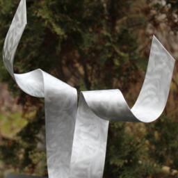 "Modern Abstract Aluminum Sculpture ""Diva" - thumbnail 4