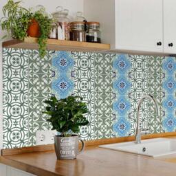 Tavalera Kitchen Tile Set Of 24 Tiles Decals Stickers For Walls Kitchen Decals Bathroom Wall N5 - thumbnail 1