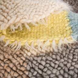 Thick Wool Accent Rug Soft Throw Mat - thumbnail 2