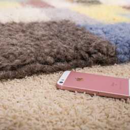 Thick Wool Accent Rug Soft Throw Mat - thumbnail 4