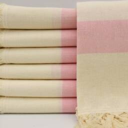 Large Towel, 37''x79'', Light Pink Towel, Bohemian Towel, Sauna Towel, Pool Towel, Beach Towel, Spa Towel, Turkish Peshtemal, B3-Kolon - thumbnail 3
