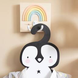 Rainbow Kids Hook - Decor Baby Wall Art Sign Spring - thumbnail 2