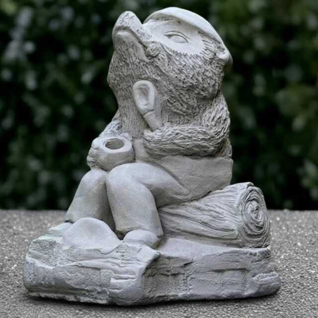 Fantasy Hedgehog Statue Concrete Sculpture Cement Animal Decoration Garden & Home Ornament Hedgehog Lover Gift Front Door Decor - image 1