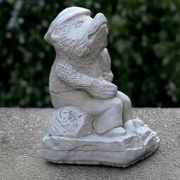 Fantasy Hedgehog Statue Concrete Sculpture Cement Animal Decoration Garden & Home Ornament Hedgehog Lover Gift Front Door Decor - thumbnail 4