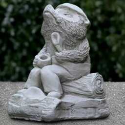 Fantasy Hedgehog Statue Concrete Sculpture Cement Animal Decoration Garden & Home Ornament Hedgehog Lover Gift Front Door Decor - thumbnail 3