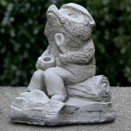 Fantasy Hedgehog Statue Concrete Sculpture Cement Animal Decoration Garden & Home Ornament Hedgehog Lover Gift Front Door Decor - thumbnail 1