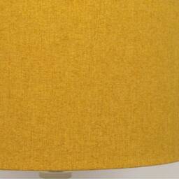 Orange Lampshade Yellow Lampshade UK Made Mustard Vintage Retro Lamp Shade Linen Yellow Drum Orange - thumbnail 4