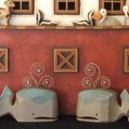 "Handmade Wooden Noah's Ark ""The Nantucket Ark" - thumbnail 3