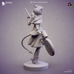 Violet Trickster - Divine Fantasy Adventuring Party Anime Cleric Jester Lavorre Resin Figure 16K - thumbnail 4