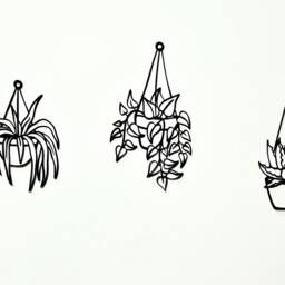 Plant Wall Art, Wood D??cor, Three Piece Succulent Ornament, Cactus Decorations, Housewarming Gift For New Home, Boho Her - thumbnail 2