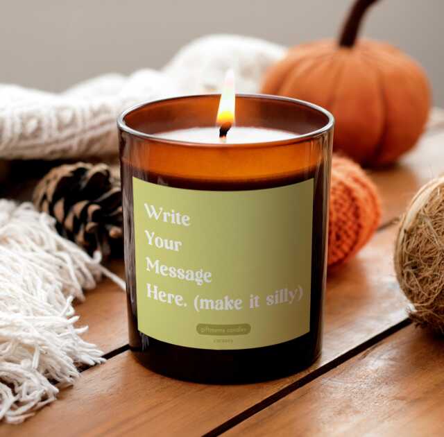 Custom Text Candle Hand-Poured Soy Wax Personalised Gift For Divorce Parties Birthdays Anniversaries Or Friendship Appreciation - image 1