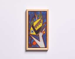 Fish Art Tile, Aquarium Decoration, Tank Decor, Bathroom Art, Ceramic Fish, Dining Room Wall Nature Handmade Ocean - thumbnail 1