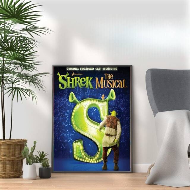 Shrek The Musical Poster Broadway Theatre Wall Art - image 1