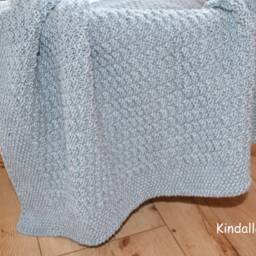 Knitted Baby Blanket - thumbnail 2