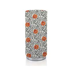 Handmade William Morris Fabric Lamp, Chrome Base, UK Made - thumbnail 3
