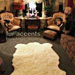 Faux Fur Buffalo Pelt Rug, Golden Brown Plains Hide, Hand Crafted - thumbnail 4