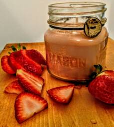 strawberry Scented Soy Candle - thumbnail 1