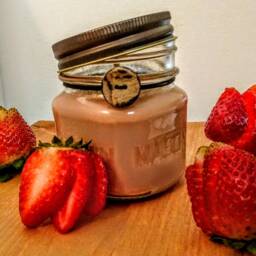 strawberry Scented Soy Candle - thumbnail 4