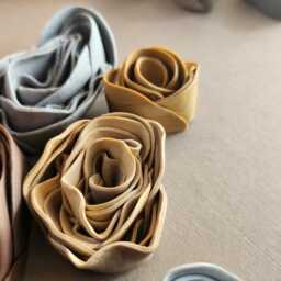 Custom Colour Made To Order - Home Nursery Wall Decor Fantasy Whimsical Rose Flowers 3D Diy Flower Floral Sculpture - thumbnail 3