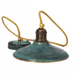 Brass With Patina Pendant Light & Wall Sconce Industrial Sconce Light Lighting Rustic Outdoor Wall Outdoor Brass - thumbnail 2
