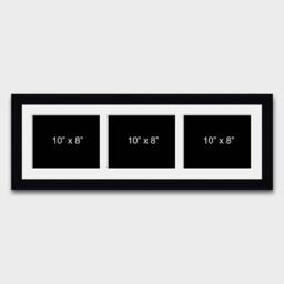 "Multi Photo Picture Frame - Holds 3 10""x8" - thumbnail 1