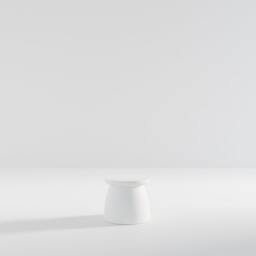 Japandi Black Coffee Table Modern Round Side Table - thumbnail 4